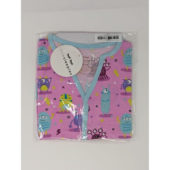Little Sleepies Other - NIB Little Sleepies Purple Monster Mayhem Womens Shirt Size Medium